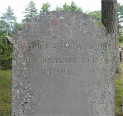 Harriet Amanda Palmer 