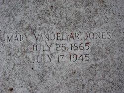 Mary <I>Vandeliar</I> Jones 