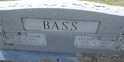 Archie Ingram Bass 