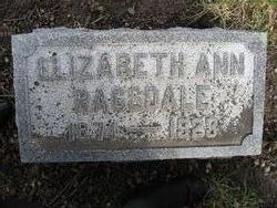 Elizabeth Ann “Lizzie” <I>Soper</I> Ragsdale 