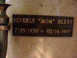 Beverly Eudora “Mom” <I>Hudson</I> Berry 