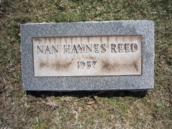 Anna Leone “Nan” <I>Haynes</I> Reed 