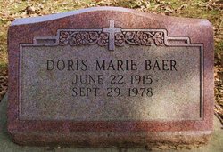 Doris Marie <I>Carter</I> Baer 