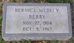 Ella Bernice <I>Medley</I> Berry 