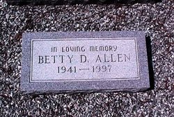 Betty Joyce <I>Douglas</I> Allen 