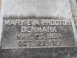Mary Eva <I>Proctor</I> Denmark 