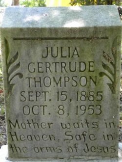 Julia Gertrude <I>Hamilton</I> Thompson 