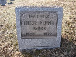 Lillian Letitia “Lillie” <I>Plunk</I> Parks 