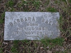 Barbara <I>Haskamp</I> Baer 