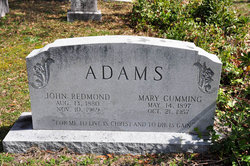 Mary <I>Cumming</I> Adams 