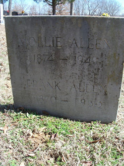 Mollie <I>Holmes</I> Allen 