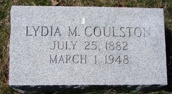 M Lydia <I>Cox</I> Coulston 