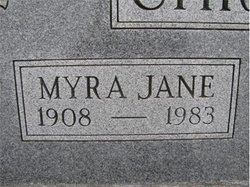 Myra Jane <I>Burden</I> Chrisman 