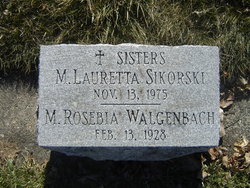 Sr Rosebia Sophia Walgenbach 