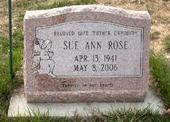 Sue Ann <I>VanBlaricum</I> Rose 