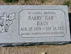 Harry “Had” Hain 