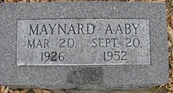 Maynard Roy Aaby 