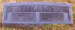 Mary Ada <I>Girtman</I> Ferguson 