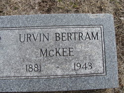 Urvin Bertram McKee 
