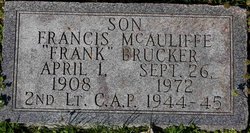 Francis McAuliffe “Frank” Brucker 
