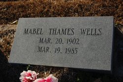 Mabel <I>Thames</I> Wells 