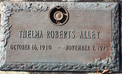 Thelma <I>Roberts</I> Alley 