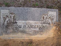 Rissie O. <I>Sanders</I> Anderson 
