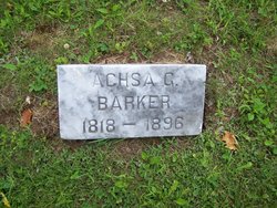 Achsa <I>Gerrish</I> Barker 