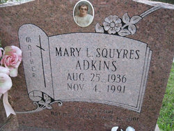 Mary Lynn <I>Squyres</I> Adkins 
