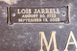 Lois Jane <I>Jarrell</I> Martin 