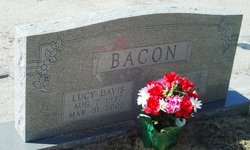 Lucy <I>Davis</I> Bacon 