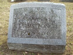 Sarah Amelia <I>Stebbins</I> Armstrong 