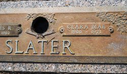 Clara Mae <I>Mangum</I> Slater 