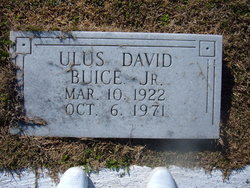 Ulus David “Buck” Buice Jr.