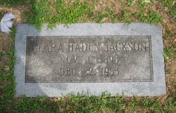 Clara Lee <I>Haden</I> Jackson 