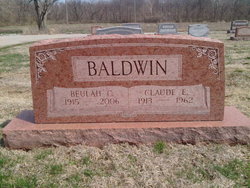 Beulah Claude <I>Sanders</I> Baldwin 