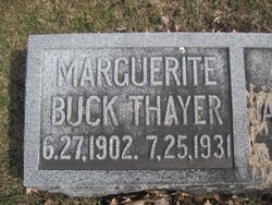Marguerite <I>Buck</I> Thayer 