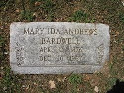 Mary Ida <I>Andrews</I> Bardwell 