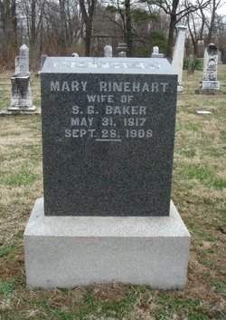 Mary <I>Rinehart</I> Baker 