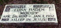 Edna W. <I>Haden</I> Moody 