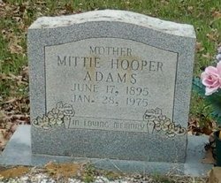 Mittie <I>Hooper</I> Adams 