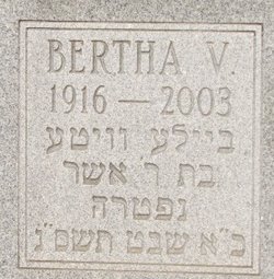 Bertha V Oxenhandler 