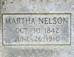 Martha C “Mattie” <I>Stripling</I> Nelson 