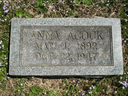 Anna <I>Atwood</I> Acock 