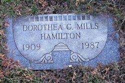 Dorothea C. <I>Mills</I> Hamilton 