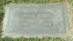 Gladys “Grace” <I>Burge</I> Dixon 