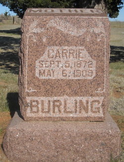 Carrie <I>Hartley</I> Burling 