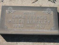 Emma Francis Miller Berkeley 