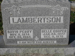 Laura Belle <I>Cooper</I> Lambertson 