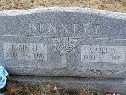 Blain H Bennett 